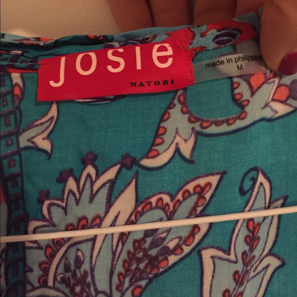 Turquoise robe - Picture 2 of 2